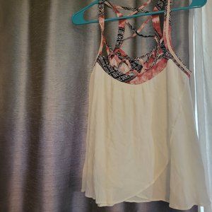 Miss Me Flowey layered tank top